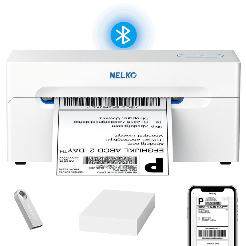 Bluetooth Thermal Shipping Label Printer Portable Printer