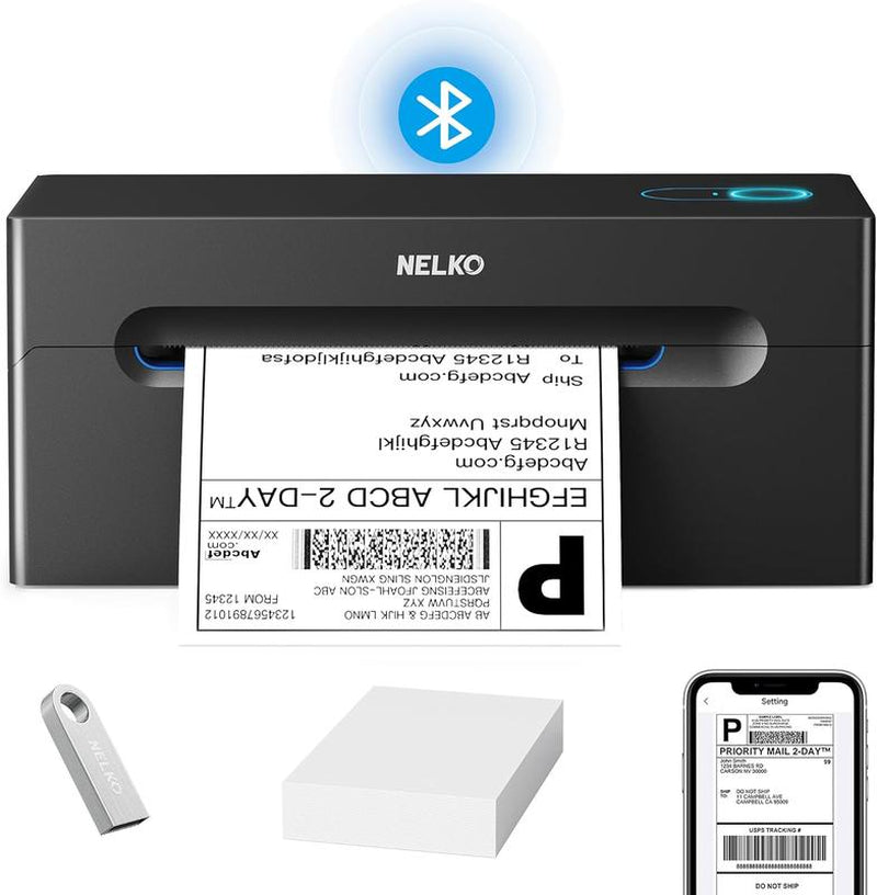 Bluetooth Thermal Shipping Label Printer Portable Printer