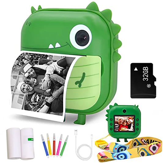 Instant Printed Camera Thermal Camera Printer Kids Camera Digital Photo Camera Girl Toy Child Camera Video Girl Christmas Gift