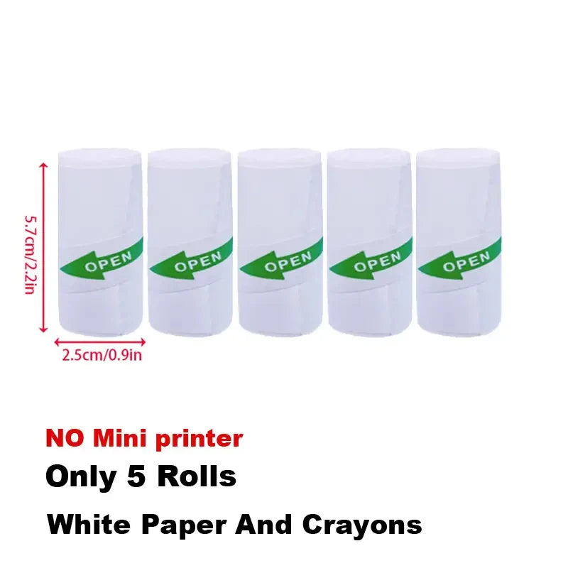 Instant Printed Camera Thermal Camera Printer Kids Camera Digital Photo Camera Girl Toy Child Camera Video Girl Christmas Gift