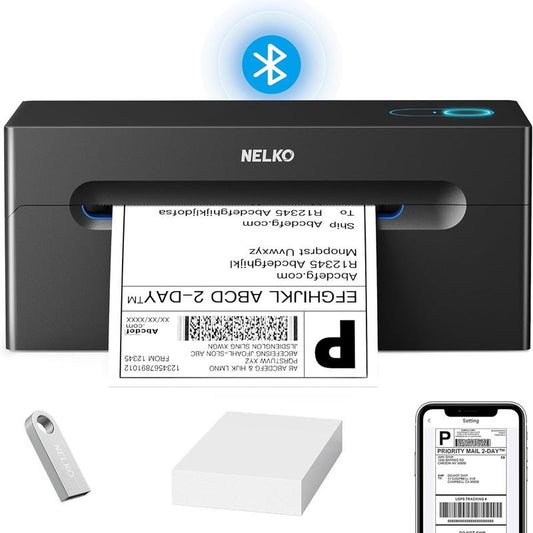 Bluetooth Thermal Shipping Label Printer Portable Printer