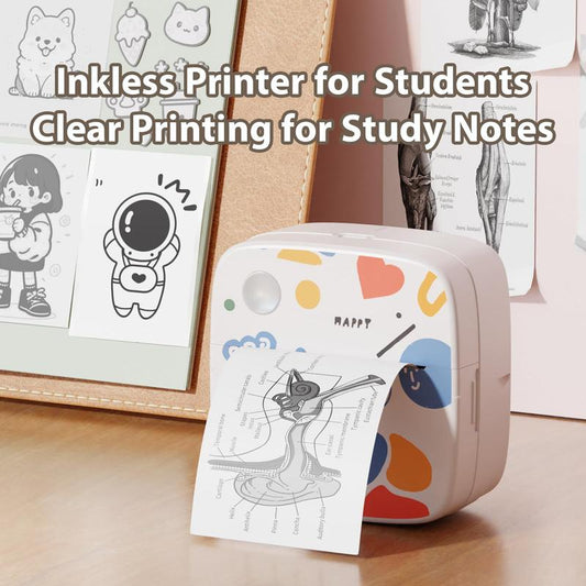 Graffiti New Mini Printer, Photo Printer, Error Sorting Machine, Small Home Portable Printer, Wireless Bluetooth Printer, Complete Accessories